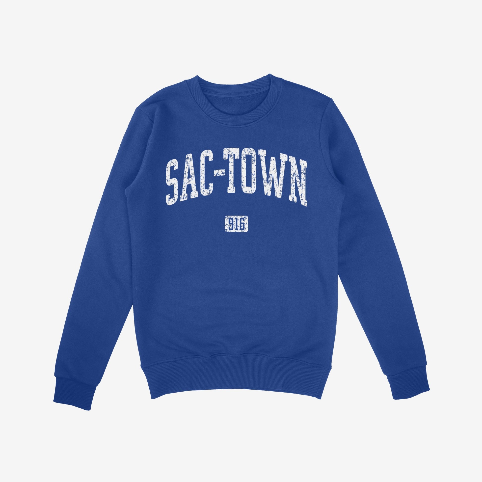 Sac-Town 916 Sweatshirt Royal Blue by Strange Allies