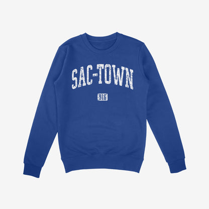 Sac-Town 916 Sweatshirt Royal Blue by Strange Allies