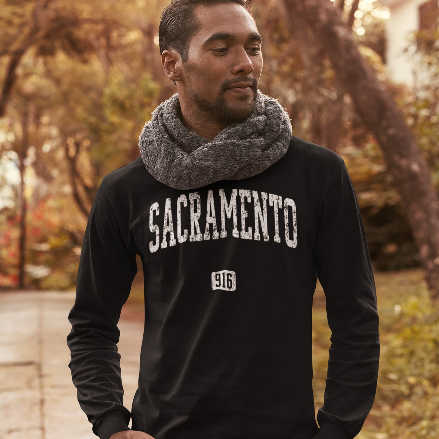 Sacramento 916 T-shirt by Strange Allies