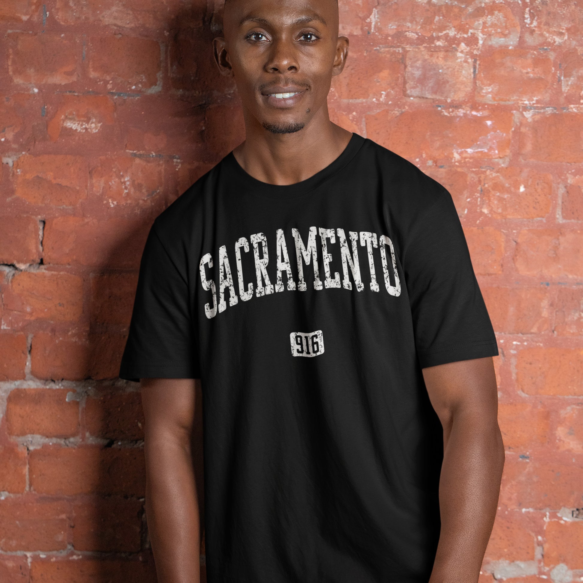 Sacramento 916 T-shirt by Strange Allies