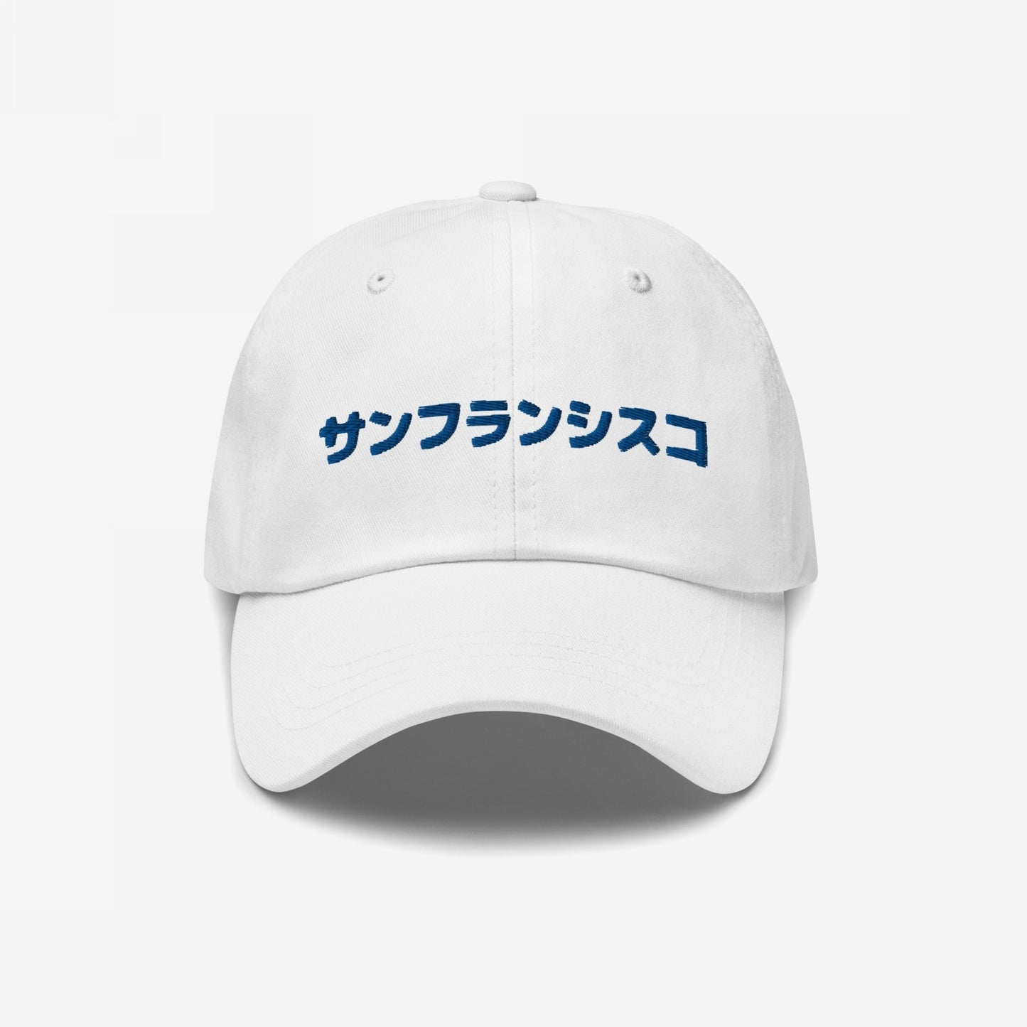 San Francisco Japanese Hat Dad Hat White by Strange Allies