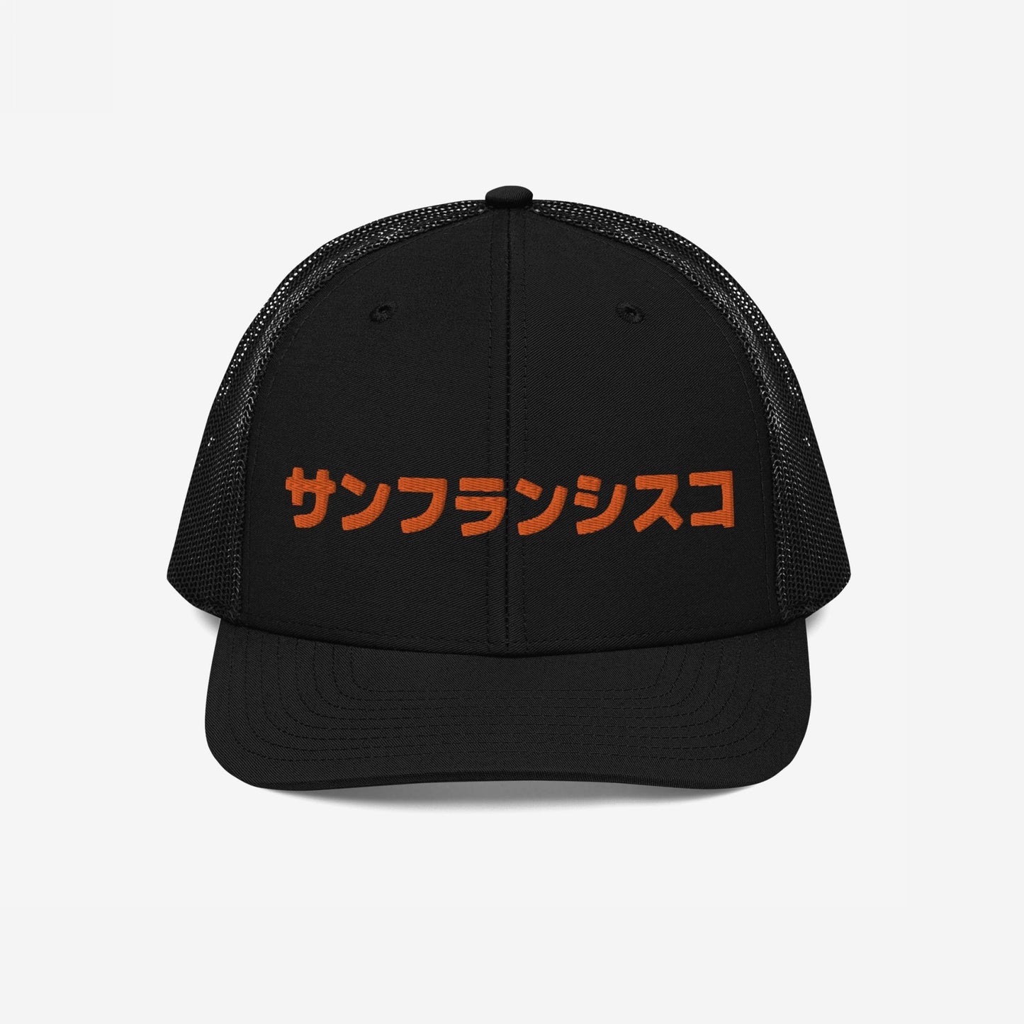 San Francisco Japanese Hat Trucker Hat Black by Strange Allies