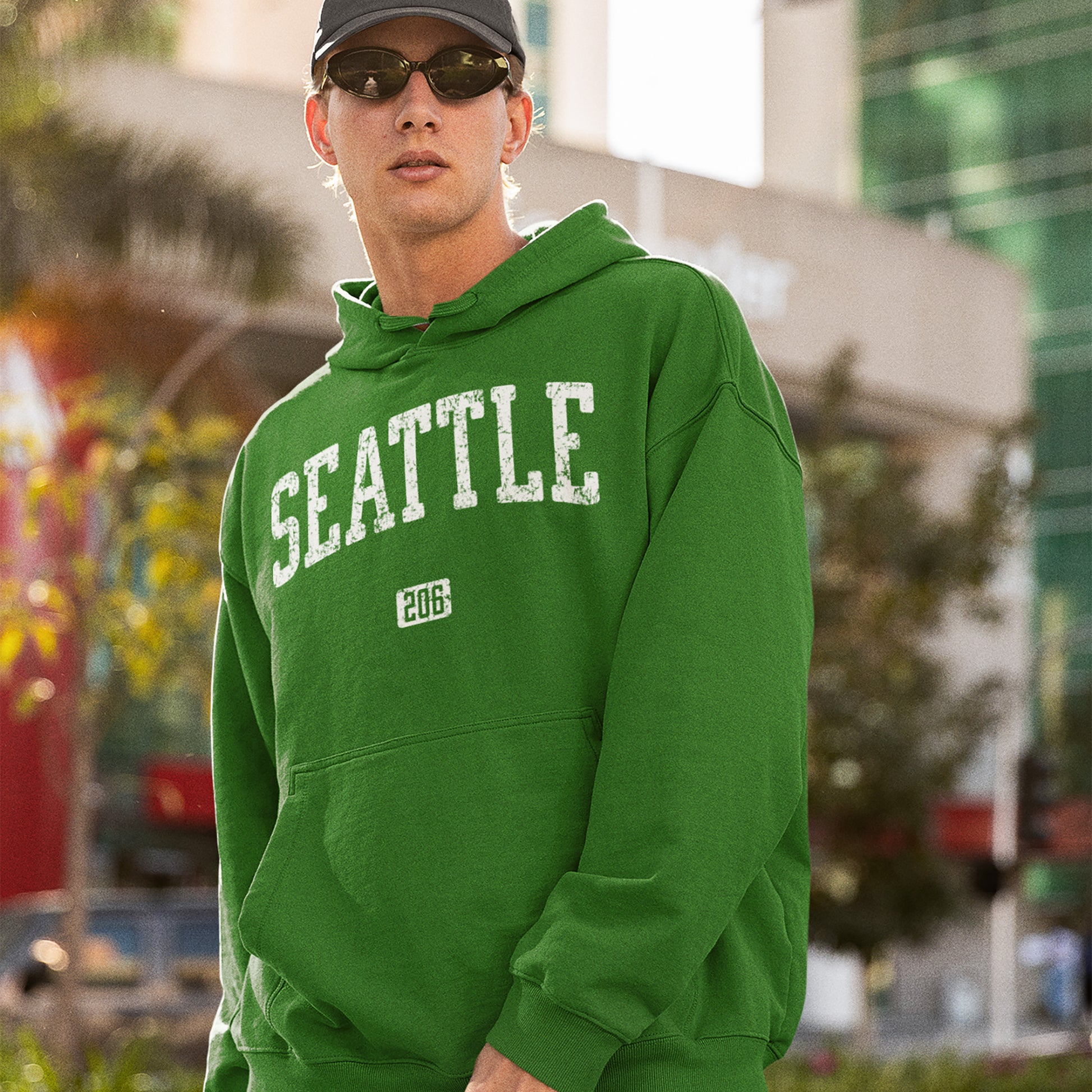 Seattle 206 Hoodie by Strange Allies