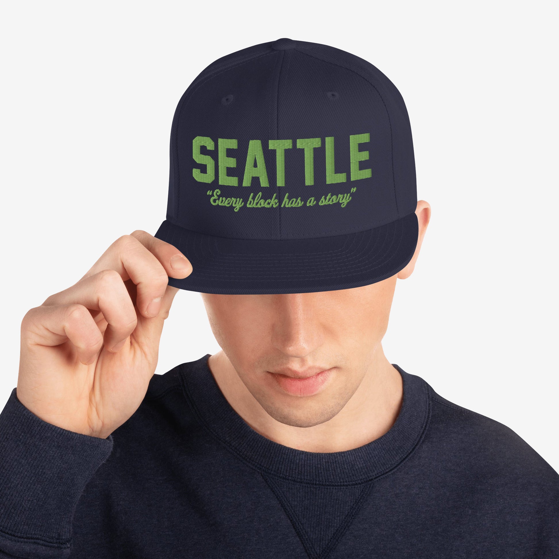 Seattle Story Hat by Strange Allies