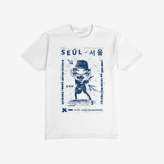 Seoul Punk T-shirt White by Strange Allies