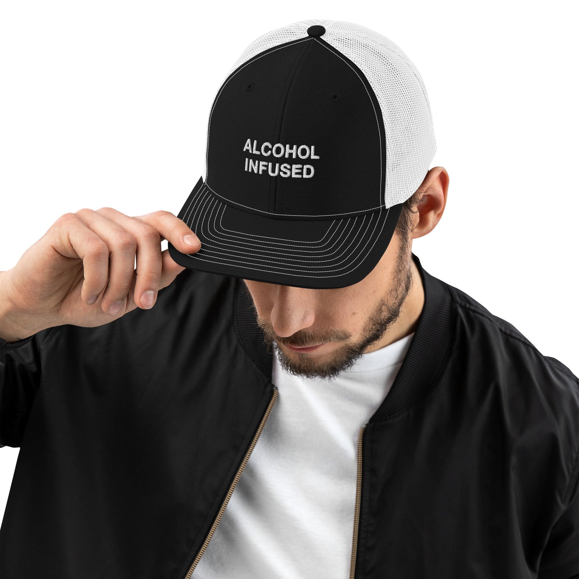 Gray Alcohol Infused Hat Strange Allies