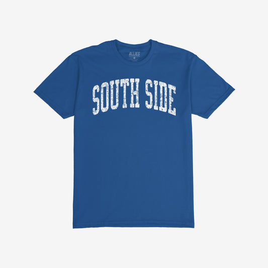 South Side T-shirt Short Sleeve Royal Blue by Strange Allies