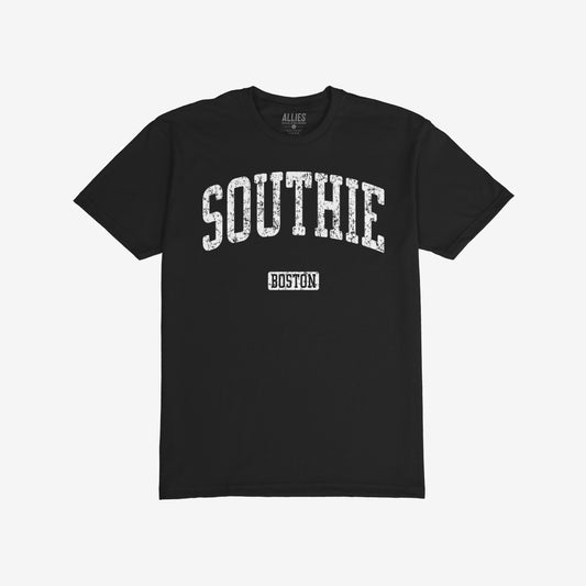 Southie Boston T-shirt Short Sleeve Black by Strange Allies