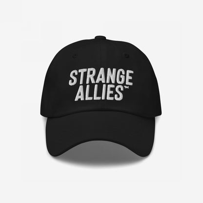 Strange Allies Hat Dad Hat Black by Strange Allies