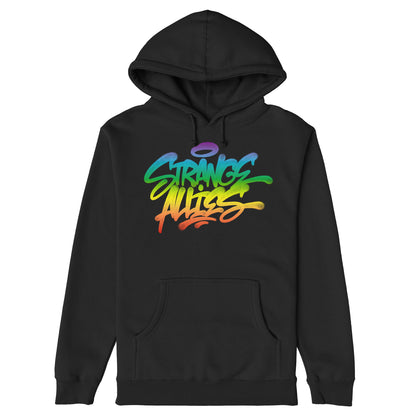 Strange Allies Rainbow Handstyle Hoodie