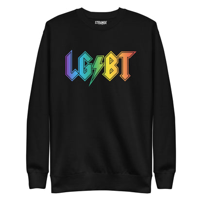 Black LGBTQ Rocks Sweatshirt Strange Allies