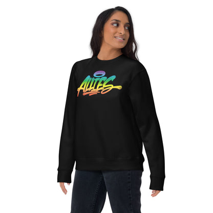 Allies Rainbow Handstyle Sweatshirt