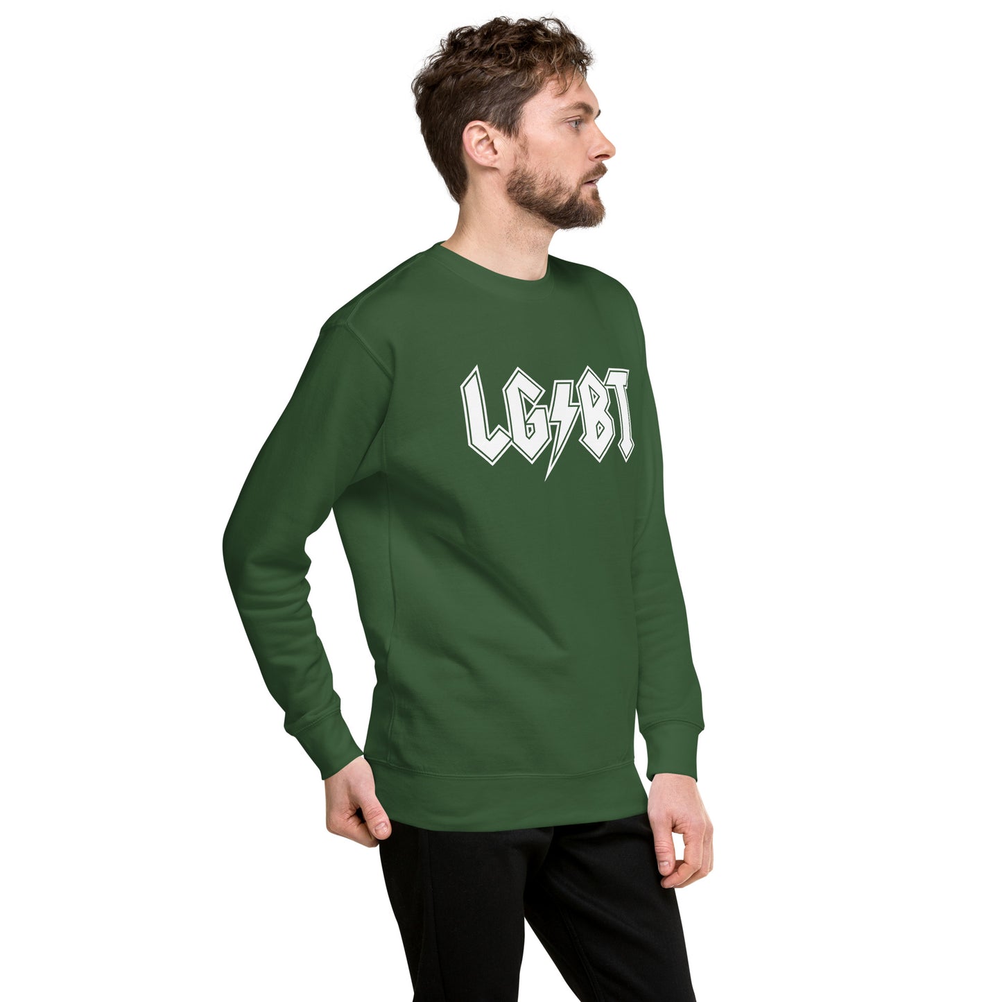 Dark Slate Gray LGBTQ Rocks Sweatshirt Strange Allies