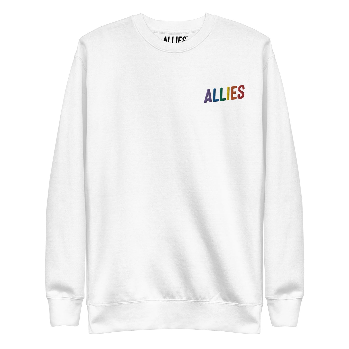 Allies Rainbow Embroidered Sweatshirt