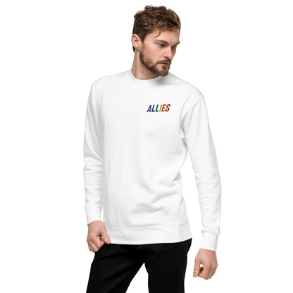 Allies Rainbow Embroidered Sweatshirt