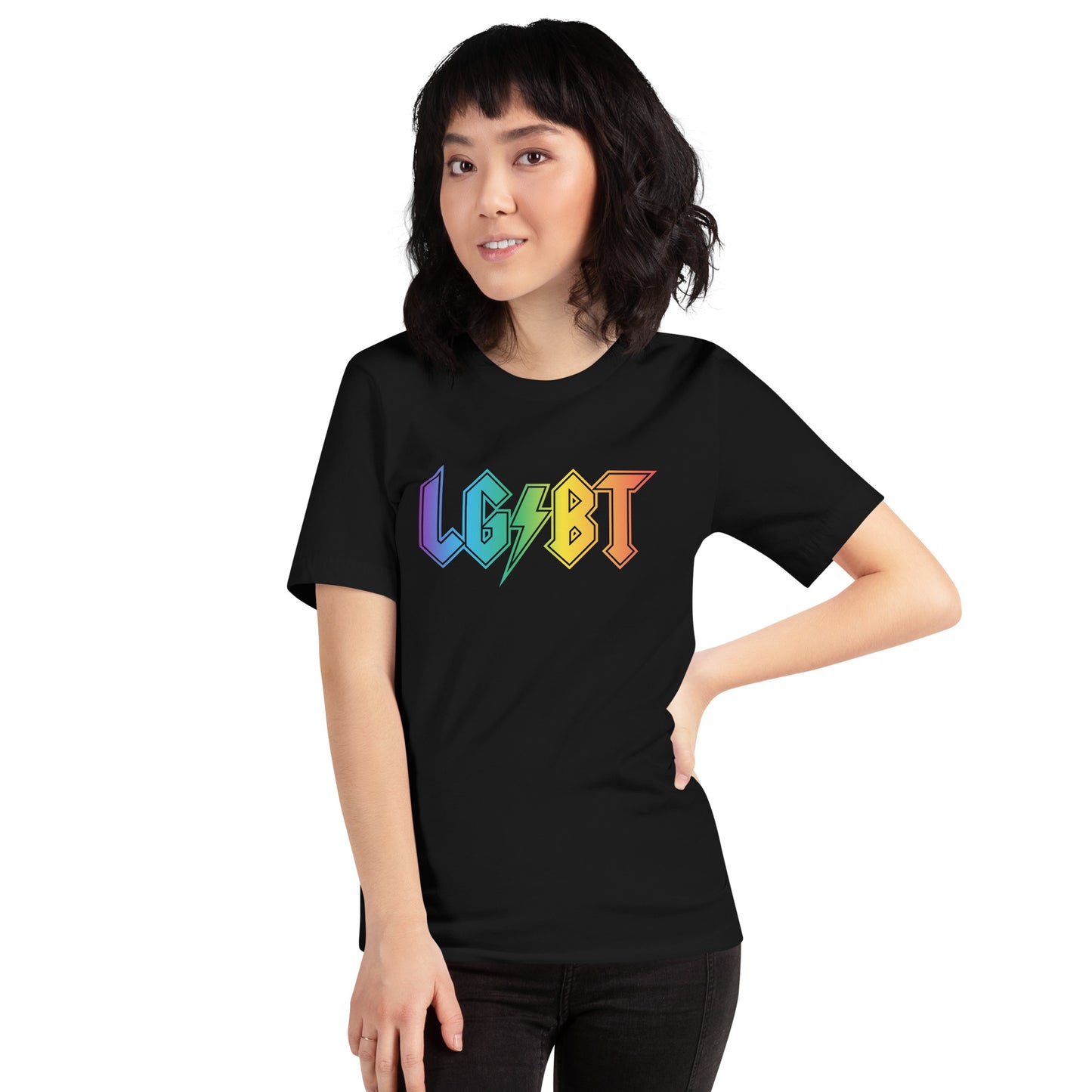 Tan LGBTQ Rocks T-shirt Strange Allies