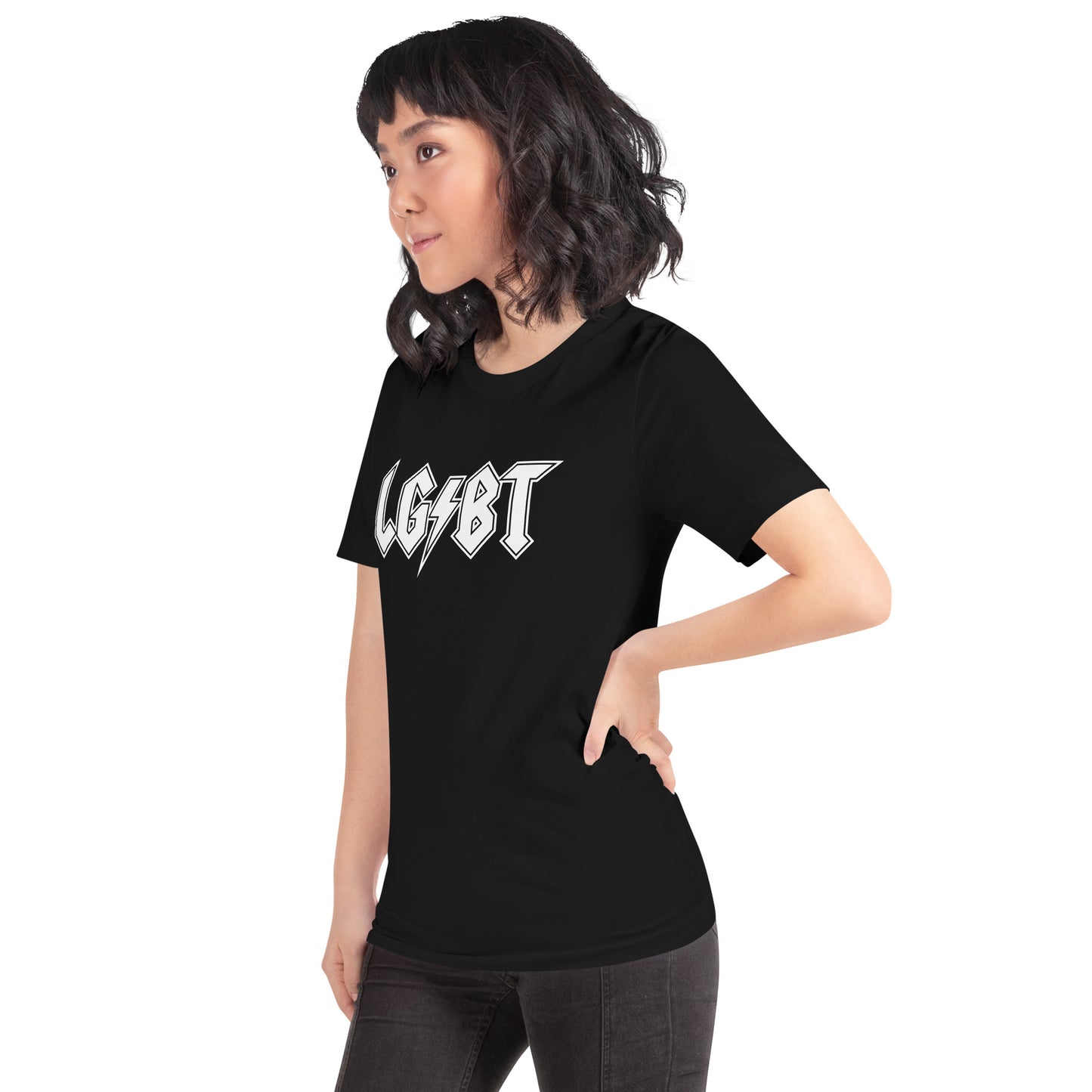 Tan LGBTQ Rocks T-shirt Strange Allies