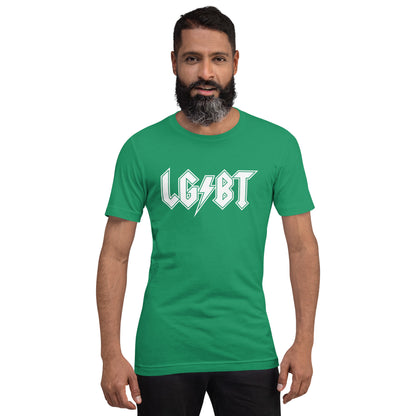 Sea Green LGBTQ Rocks T-shirt Strange Allies
