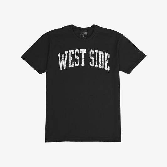 West Side T-shirt Short Sleeve Black by Strange Allies